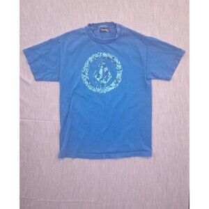 Volcom Vintage Y2K Blue Mens T-Shirt Medium Skater Skate Grunge EUC